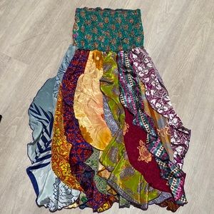 Boho patchwork skirt/dress